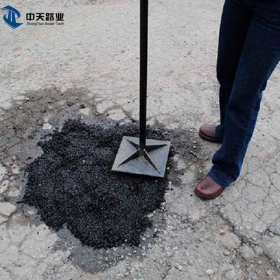 Home Depot Cold Asphalt Drivay Repair إصلاح الكراك الكبير الدائم بدون خلط